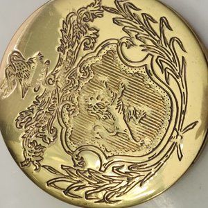 MUSEUM MOTTAHEDED REPRODUCTION BRASS  TRINKET-POWDER-PILL- CASE  #954